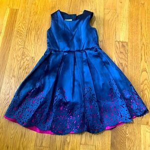 Navy Blue Bonnie Jean formal dress